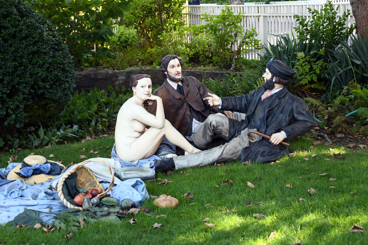 121 Another Seward Johnson sculpture is on display in the Hadwen House Garden. This one was inspired by the French artist Edouard Manet's classic The Luncheon on the Grass..jpg